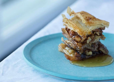 Baklava med parwan valnødder og honning