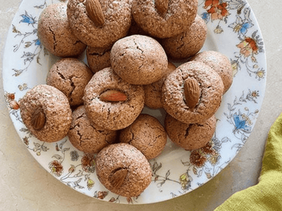 Rosinfyldte Chewy Mandelsmåkager