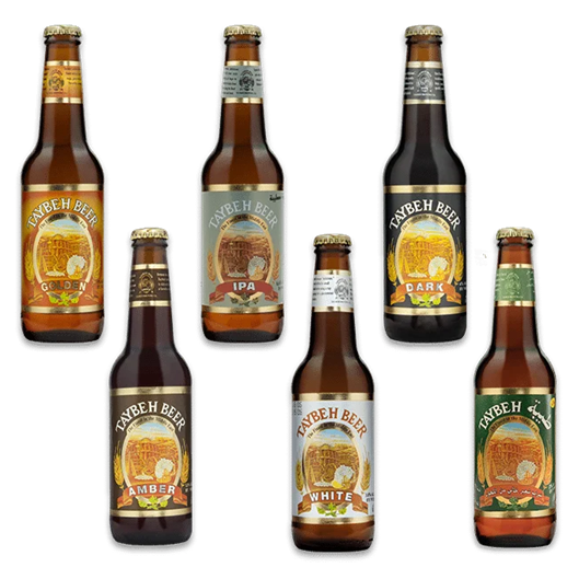 Øl, seks slags fra Palæstina