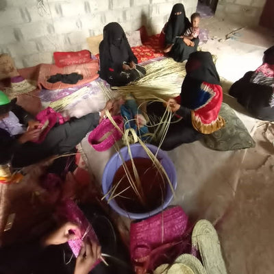 Beach baskets from Yemen