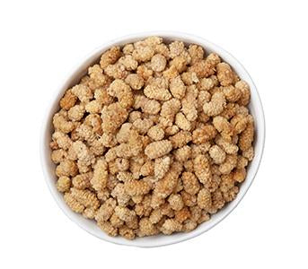 White mulberries from Afghanistan, dried